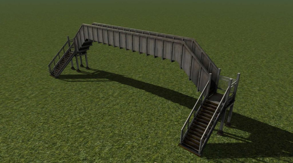 Footbridge Metal 4Track