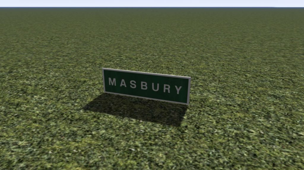 Sign BT Masbury W