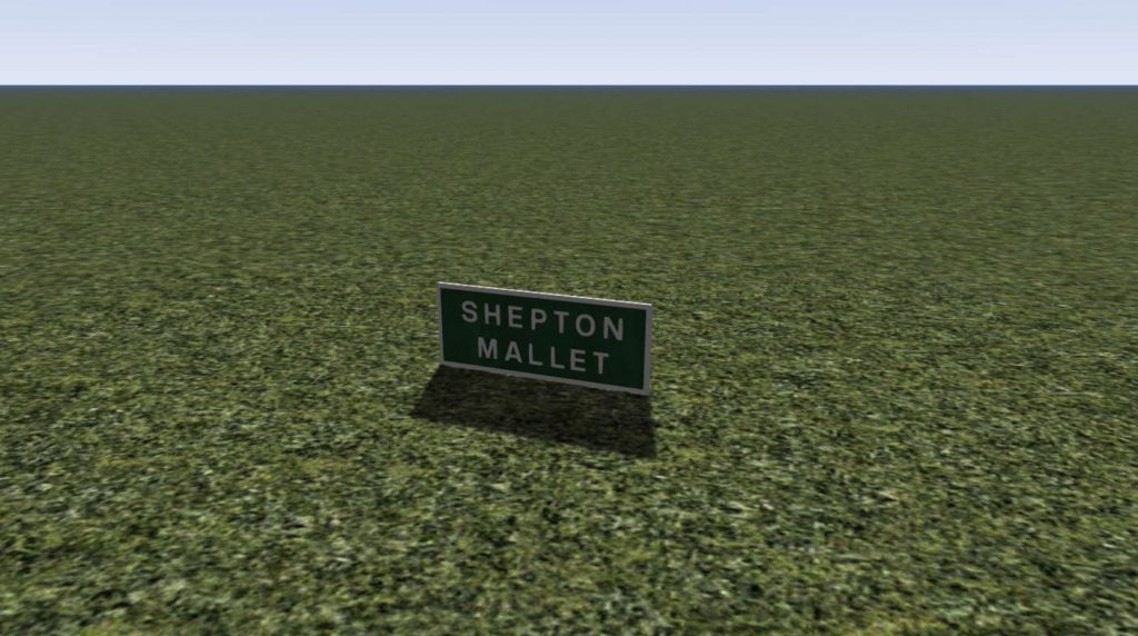 Sign BT Shepton W