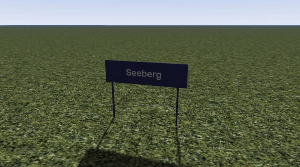 Sign DE Seeberg