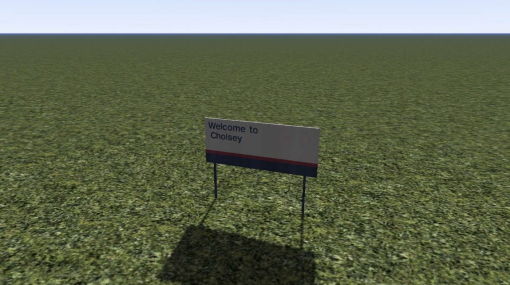 Sign OP Cholsey F