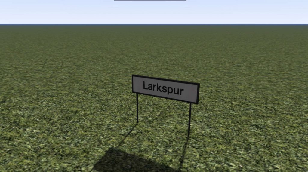 Sign US Larkspur