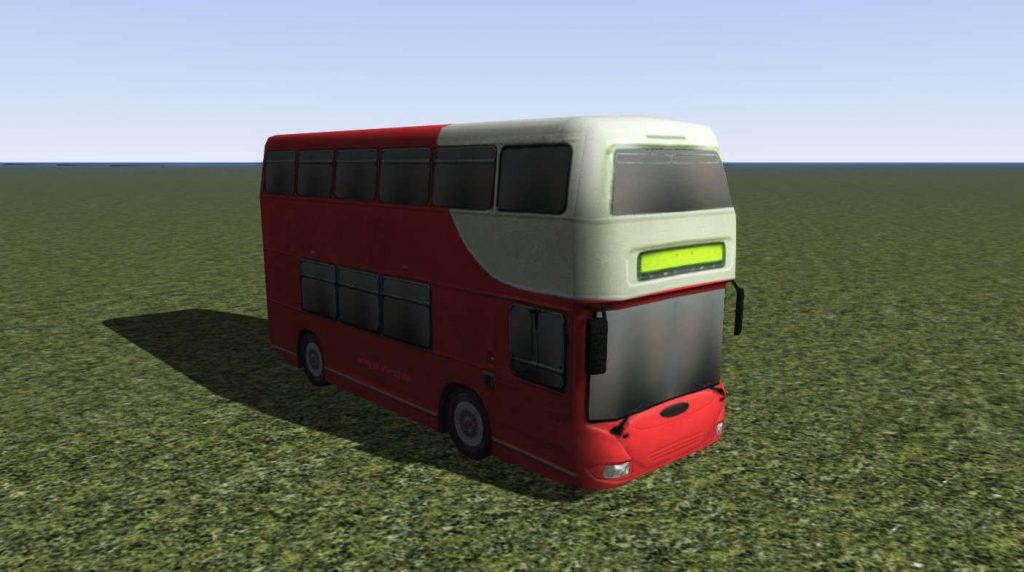 Vehicle Bus Red